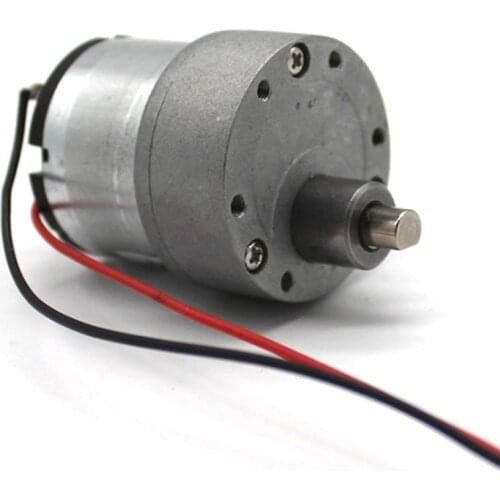 1pc 500 DC Geared motor,6mmD type shaft high torque motor, metal gear box DC 6-12V motor,for Toy and robot model