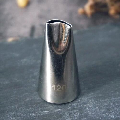 #120 Rose Petal Cream Piping Nozzles Pastry Fondant Icing Tips Baking Tools Cake Decorating Bakeware