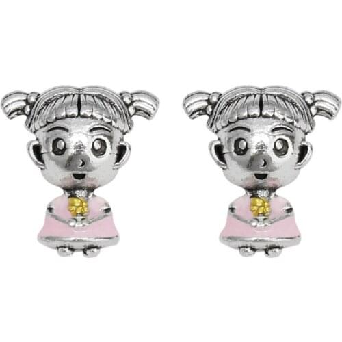 4pcs European Charm Bracelet Beads Pendant Charm fit Bracelet Jewelry spacer Loose Beads Jewelry Making Cute Girls Jewelry Gift