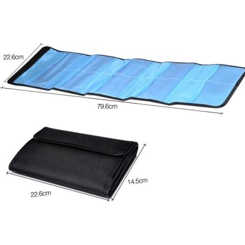 6 Pockets Camera Lens Filter Bag Case Pouch Purse Holder for 25mm-82mm UV CPL ND