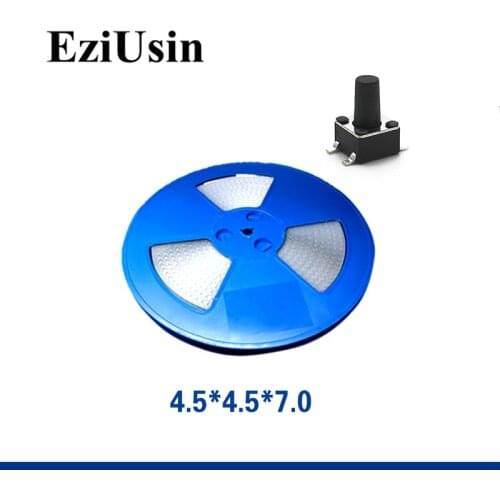 800pcs In Tape One Reel TS-C015 Micro keyboard Switch 4.5*4.5*7.0 Tactile Tact Push Button SMT 4.5x4.5x7 Switches