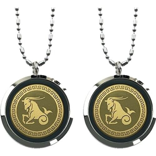 Capricorn Anti EMF Radiation Pendant with Negative Ions Quantum Scalar Energy Necklace Fashion Jewelry for Men Women