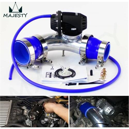 Black SQV Blow Off Valve BOV IV 4 kit TURBO PIPE kit for HYUNDAI GENESIS COUPE 2.0T Blue Hose