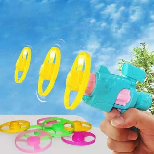 Childrens Toy Sports Games Child Games Flying Saucer Flashing Top Outdoor Flying Bamboo Dragonfly Toy Luminous Flying Disc