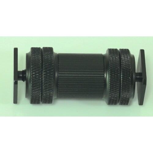 Double1/4"-20 Mount Screw male and female to Flash Camera Hot Shoe Adapter 5d2