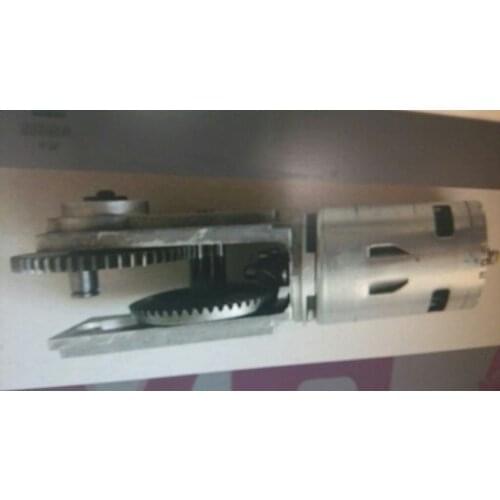 Olive harvester motor with gear