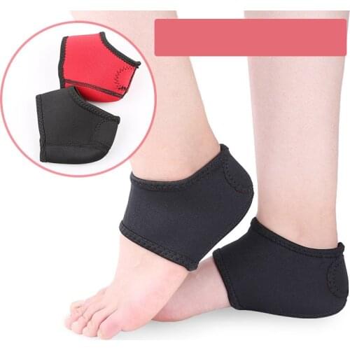 1 Pair Heel Sleeve Plantar Fasciitis Therapy Injury Wrap Heel Pads Foot Care Warm Pain Relief Arch Support Heel Protective Socks