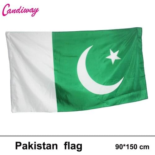Flag of Pakistan 3x5 ft Islamic Republic of Pakistan Karachi Islamabad Pakistani Office/parade/Festival/Home Decoration fashion