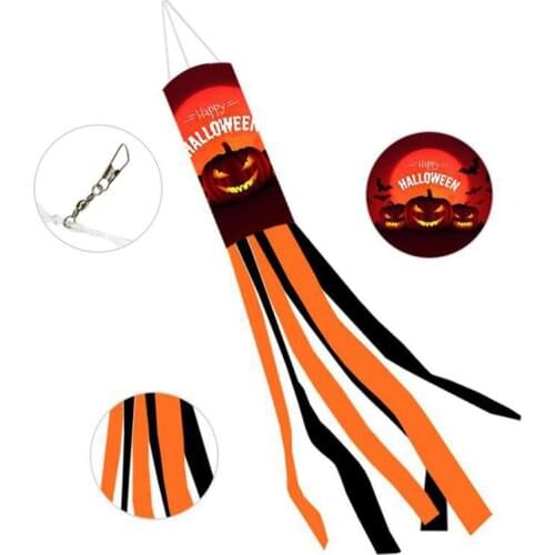 Halloween Windsock Toy Flag Pumpkin Ghost Toys Windsock Flag Home Party Restaurant Garden Decoration