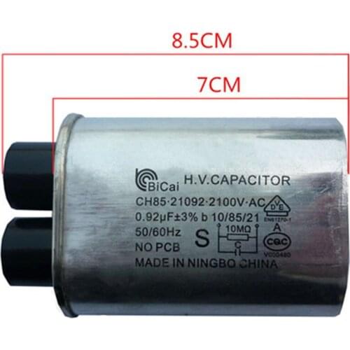 Microwave Oven Parts Capacitor 2100V 0.92um