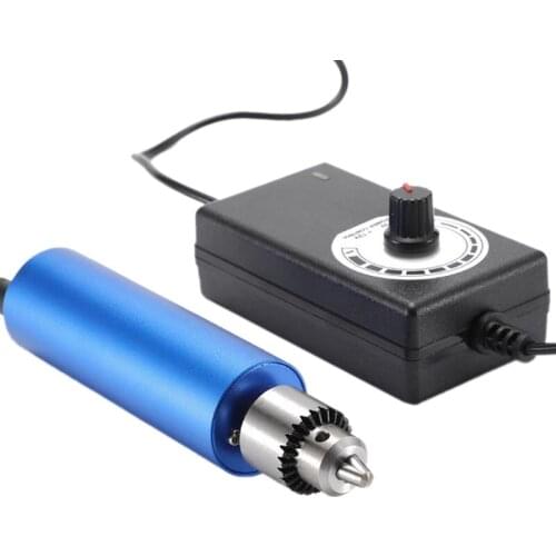 GTBL Mini Handheld Electric Drill Stepless Speed Regulation Handheld Multifunctional Metal Small Electric Drill US Plug