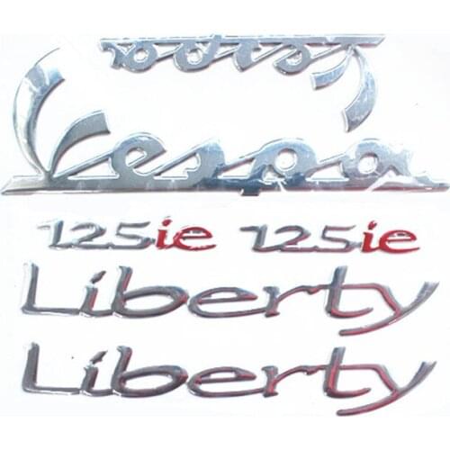 Motorcycle Sticker 3D vespa sticker silver sticker Decal Carbon 3D for piaggio Vespa liberty 125ie sticker