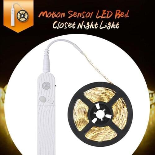 Night Light With Motion Sensor Lighting Waterproof Wall Lamp USB Cabinet Stairs Light Induction LED Children Dropshipping