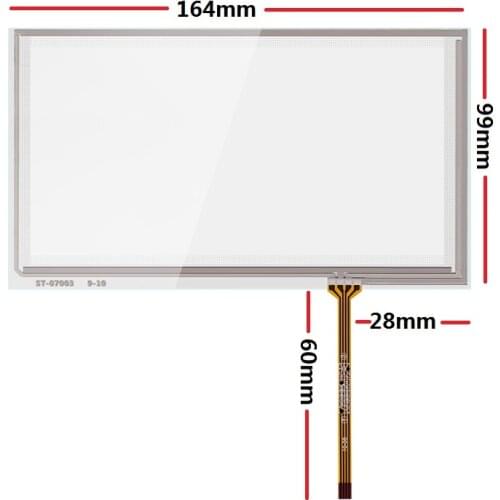 New 7-inch touch screen 164*99mm with HSD070IDW1-D00 A20 A21 AT070TN90