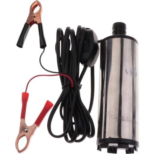 Easy Install Safety Car 24V Submersible Pump 51mm Oil Fuel Transfer 30L/min