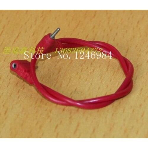 [SA]Power Accessories custom cable connector on the plug wire 2MM red black--100PCS/LOT