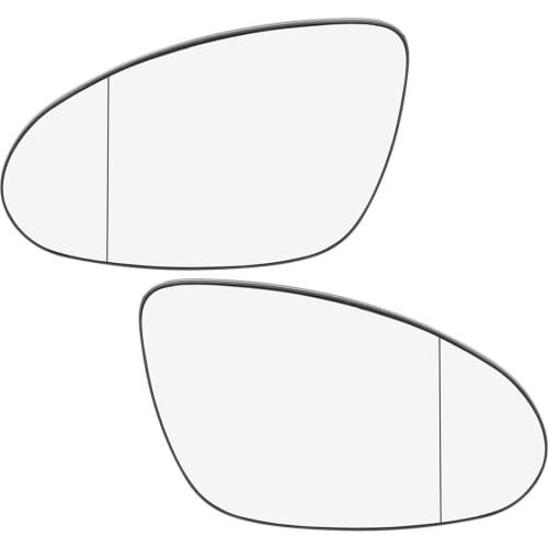 X Autohaux Mirror Glass Heated With Backing Plate Side Rear View Mirror Glass For 2006-2009 Mercedes-Benz CL550