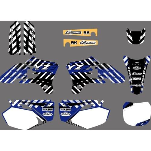 0204 Motorcycle Graphics Decals Stickers For Yamaha YZ250F YZ450F YZF250 YZF450 YZ 250F 450F YZF 250 450 2003 - 2005 Background