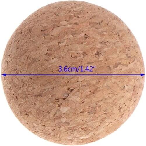 1pc 36mm Cork Solid Wood Foosball Table Soccer Ball Football Baby Foot Fussball