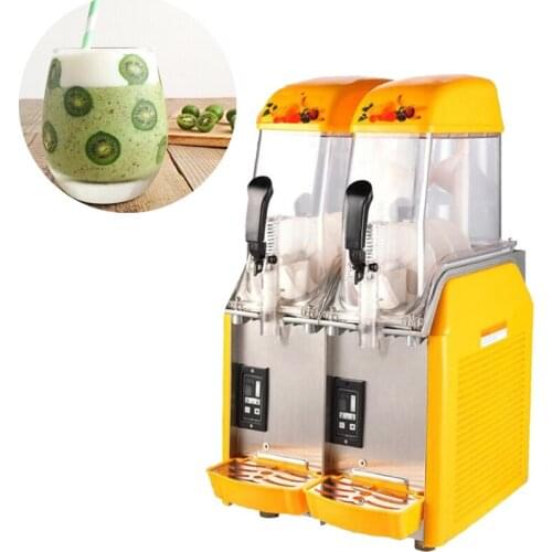 110V/220V Food grade beverage cylinder 2 cylinder snow melting machine snow mud machine sand ice machine