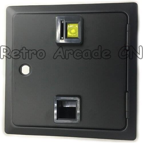 American style coin selector door with holder Single slot coin hole for Arcade cabinet casino machine Coin operator game machine
