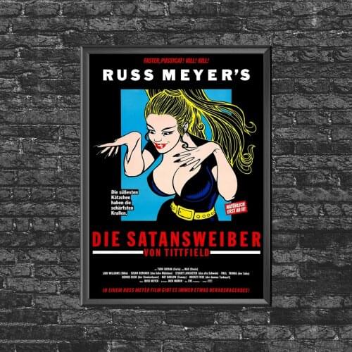 Faster, Pussycat! Kill! Kill! - Russ Meyer Tura Satana Movie Poster Wall Painting Home Decoration (No Frame)