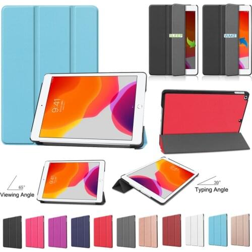 Tablet Case Cover For iPad 7th/8th Generation 10.2 2020 Smart Case Slim Shell Standing Cover Shockproof Protective Sleeve