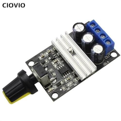 CIOVIO DC 6V 12V 24V 28VDC 3A PWM Motor Speed Controller Regulator Adjustable Variable Speed Control With Potentiometer Switch