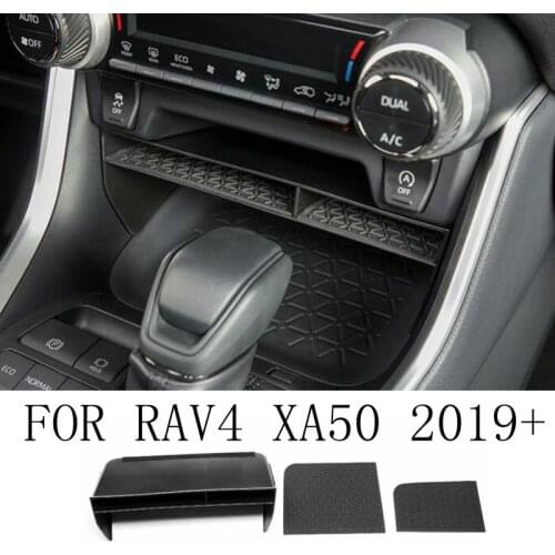 For Toyota RAV4 XA50 2019 2020 2021 Car Central Armrest Storage Box Center Console Flocking Organizer Containers Box Accessories