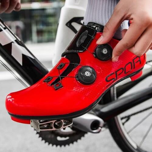 Men Self Lock Road Cycling Sneaker Bike Training Shoes Breathable BOA Bike Sneakers Professional Bicycle Riding Racing Shoes