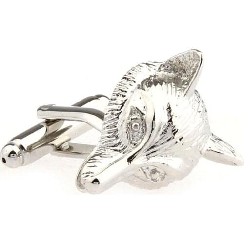 Mens Jewelry Fox Wolf Cufflinks Lepton Brand Christmas Best Gift Cuff Links For Men French shirt Cuff Cufflink Relojes gemelos