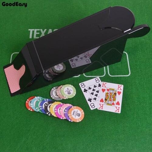 Poker Cards Sender Dealer Shoe Acrylic Advance Casino Robot New Playing Cards Dearler Poker Card Shuffler Manual Machine