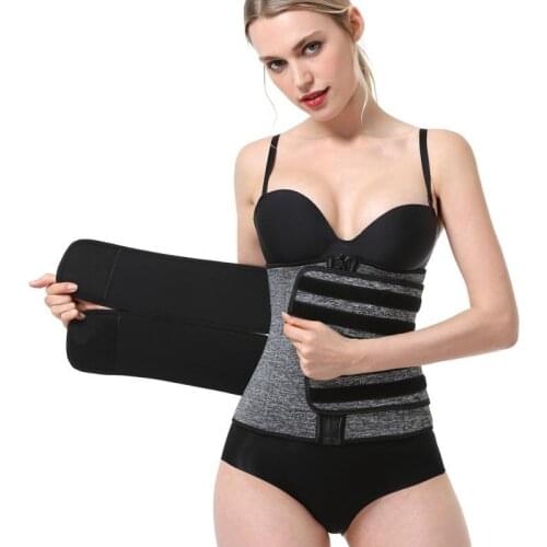 Neoprene Sauna Sweat High Quality Hook and Zip Waist Trainer Belt Women Tummy Control Slimming Corset Body Shaper Waist Cincher