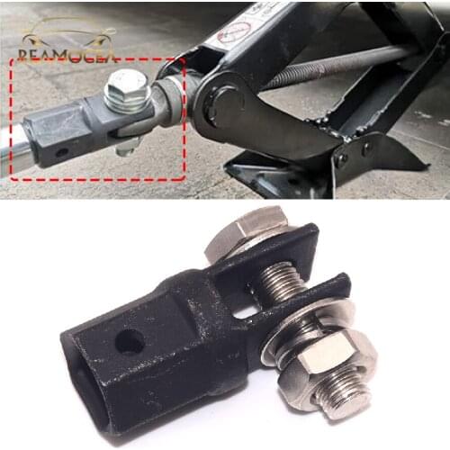 Reamocea 1/2 Inch Scissor Jack Adapter Use For Most Ring or Double Eye Scissor Jacks Drive Impact 13/16 Inch Lift Wrench Tools