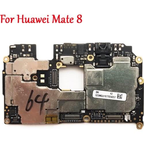 Tested Full Work Original Unlocked Motherboard Logic Circuit Electronic Panel For Huawei Mate 8 Mate8 NXT-L29 NXT-AL10 NXT-AL00
