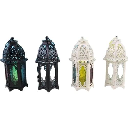 Creative Home European Style Candlestick Ornaments Hollow Candlestick Castle Iron Metal Candlestick Ornaments Are Selling Well