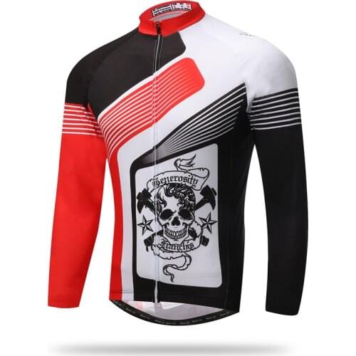 Xintown Long Sleeve Cycling Jersey Warm Pro Autumn Mens Bike Wear Sport Bicycle Jacket Cycling Clothing Ropa invierno Ciclismo