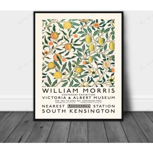 William Morris Print Morris Canvas Print Gallery Poster Artist print Poster Art poster Wall Poster Morris Exhibition Poster