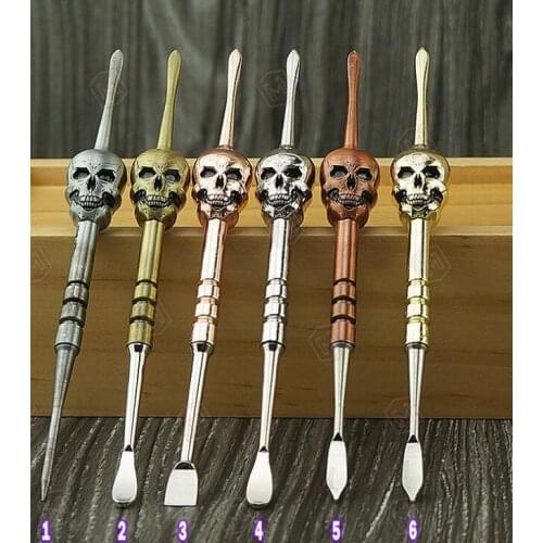 1pc Snuff Spoon Shovel Aluminum Alloy Medicine Spoon for Sniffe Bottle Smoking Kitchen Accessories