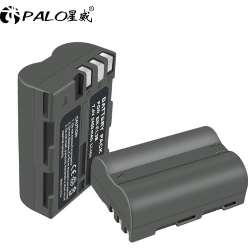 PALO 2PCS EN-EL3e RU EL3e ENEL3e Replacement Camera Battery For Nikon D300S D300 D100 D200 D700 D70S D80 D90 D50 Wholesale