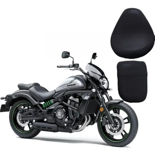 Motorcycle seat covers 3D air mesh breathable Anti-Slip motorcycle Waterproof ventilation seat cover for Kawasaki Vulcan S650