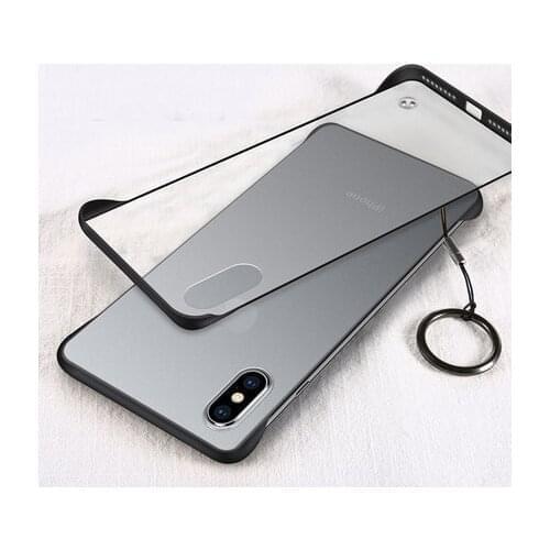For Apple iphone XS Max XR X Case Hard Matte Transparent Slim With Ring Protective Back Cover case for iphone 6 6S 7 8 Plus