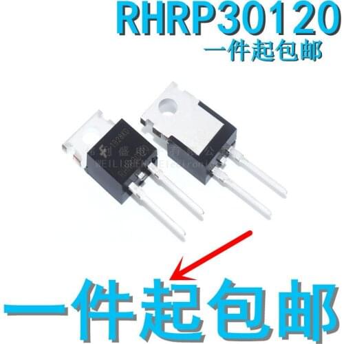 10PCS/LOT RHRP30120 RHR30120 kuai hui fu guan Diode 30A 1200V Line TO220