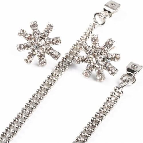 Hypoallergenic Korean Earrings S925 Hanging Type Designer Charm Jewelry Rhinestone Accessories E182067 Coruixi