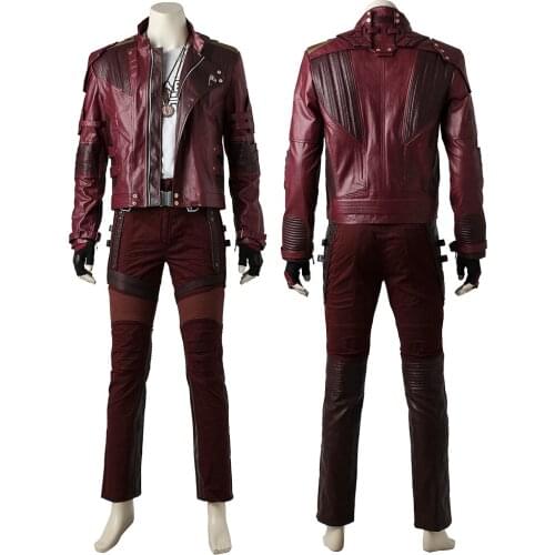 Movie Galaxy 2 Cosplay Costume Superhero Peter Quill Clothing Halloween Party Outfit Full Props With Boots