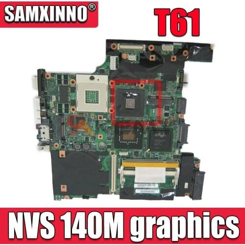 Akemy FRU 42W7649 For lenovo thinkpad T61 14'' Laptop motherboard intel 965PM DDR2 graphics NVS 140M graphics