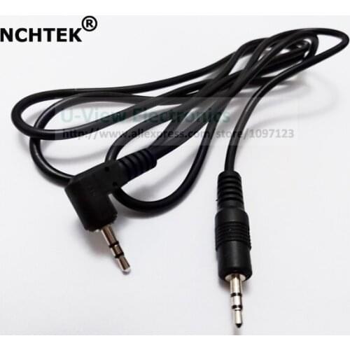 NCHTEK 90 Degree Angled 2.5mm Stereo Male Plug to 2.5mm Stereo Male Audio Extension Connector Cable About 1M/Free Shipping/1PC