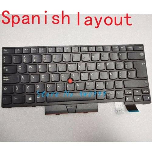 New SP keyboard For Lenovo t470 keyboard Spain Teclado
