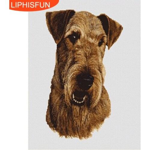 5D Diy Diamond Painting Puppy Dog Animal Cross Stitch Handwork Kits Square Drill Home Decor Gift