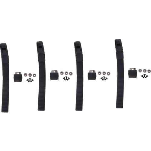 Perfeclan 4 x Inline Skate Strap Buckle with Clamp Screws Nuts Replacement